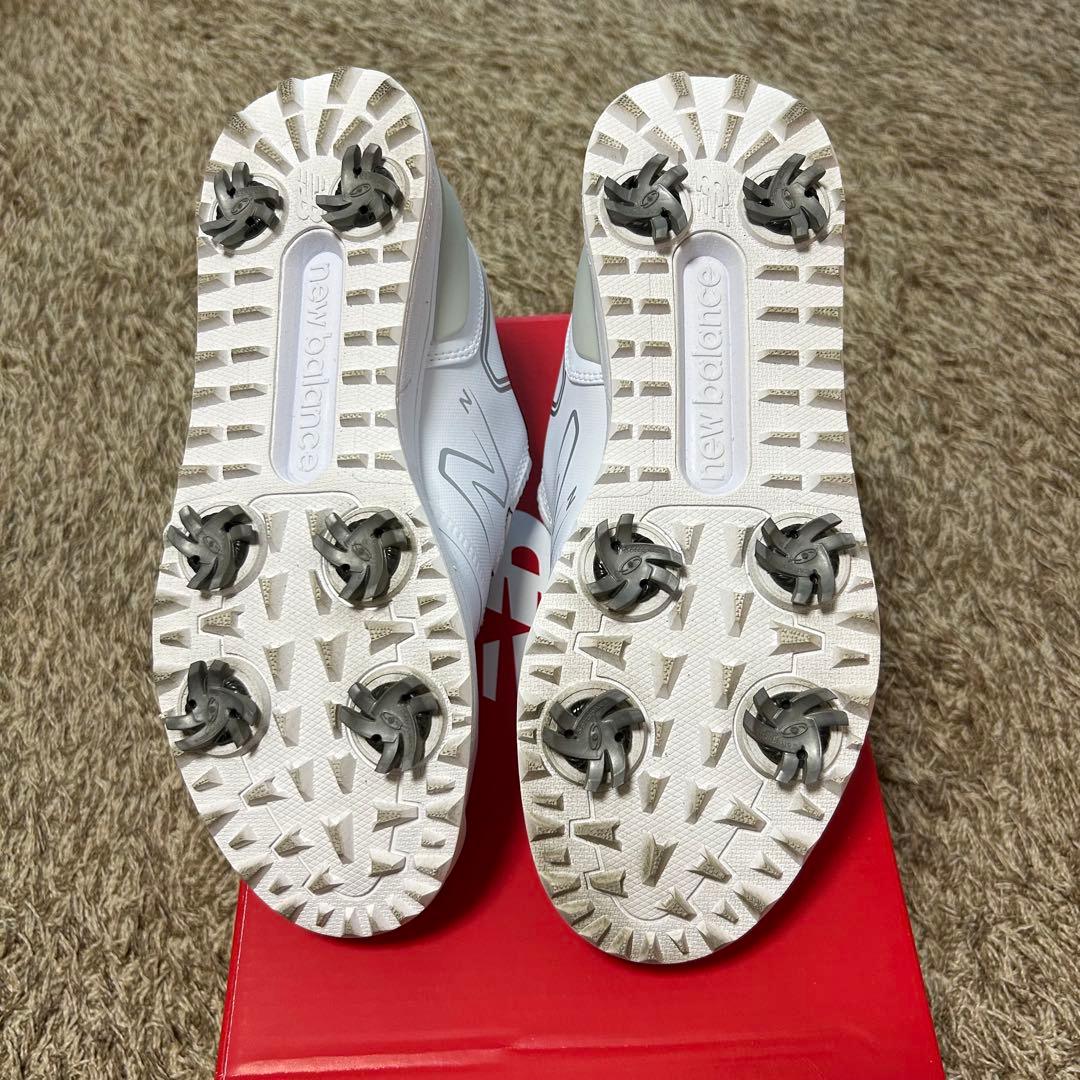 new balance 574 ゴルフシューズ ホワイト