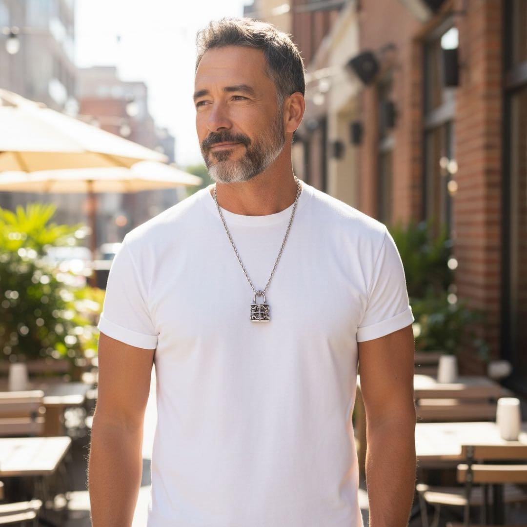 《美品》ディールデザイン ペルソナパドロック ペンダント シルバー 925