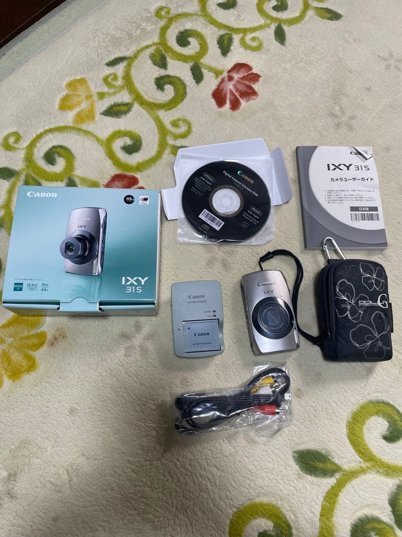 Canon IXY 31Sシルバー コンパクトデジタルカメラ一式