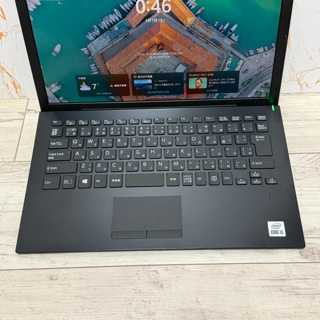 高性能 VAIO Win11 10世代i5 8GB SSD256GB ノートPC