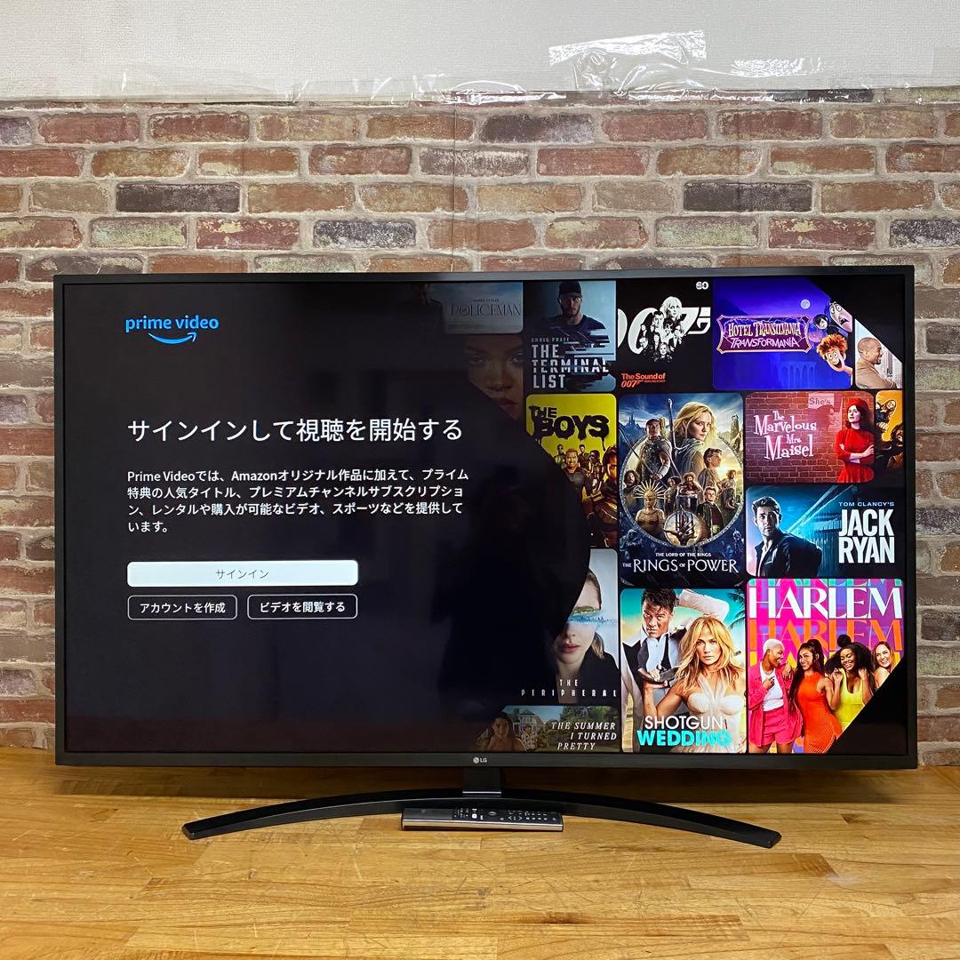 LG 55V型 4K 液晶テレビ 55UN7400PJA スマートテレビ