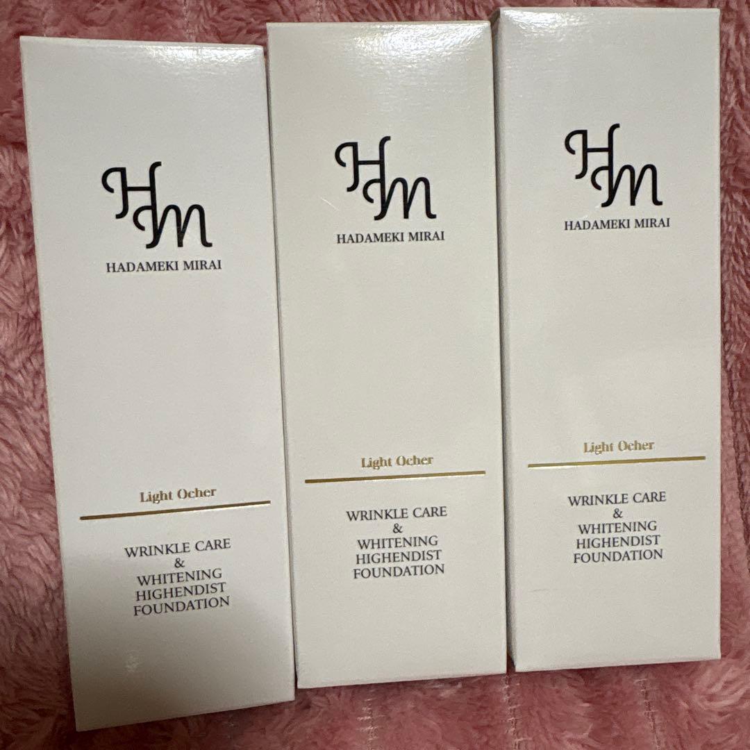 HADAMEKI MIRAI リキッドファンデーション LO 6点セット