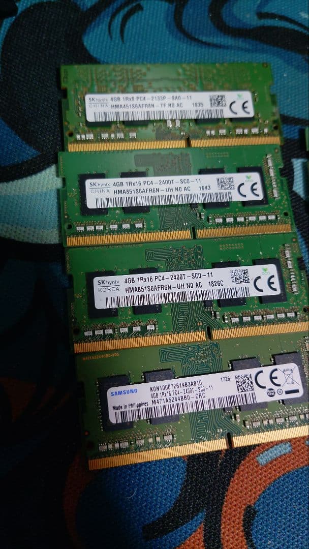 DDR4メモリ 8GB 4GB まとめ売り