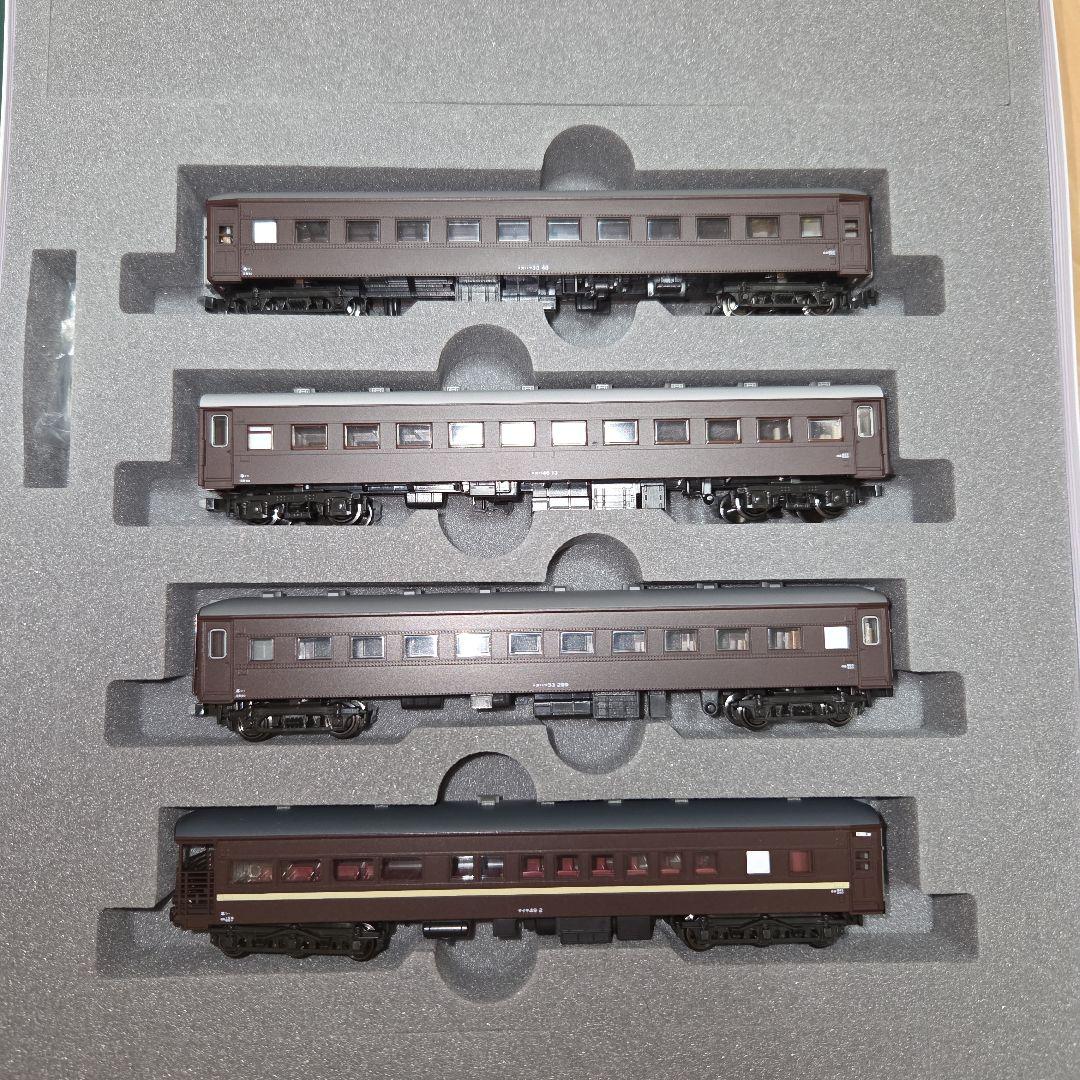 ポポンデッタ電球色室内灯付き 10-1893 マイテ49＋旧型客車4両セット