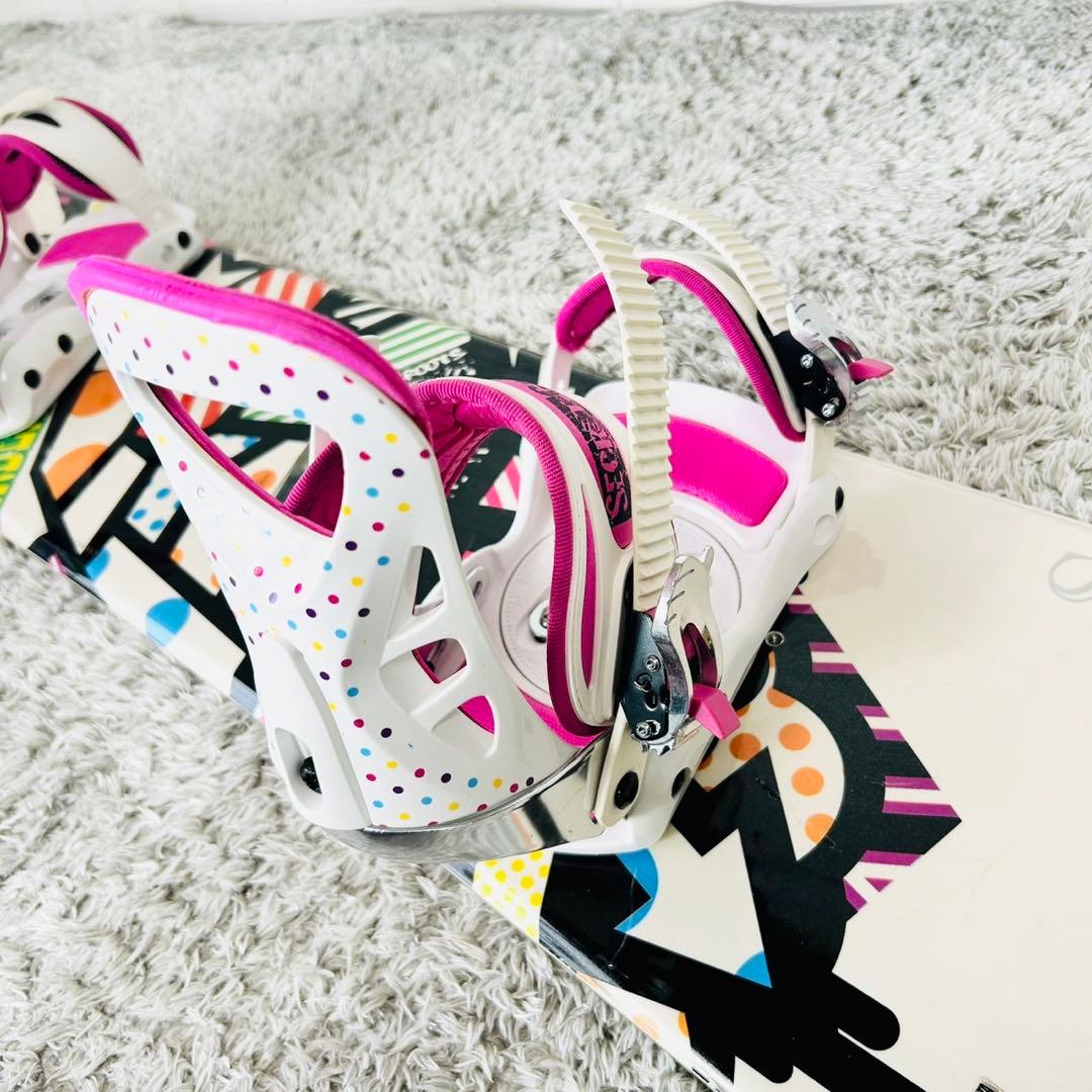 【初心者おすすめ】 レディース　スノーボード　2点セット　入門　140cm