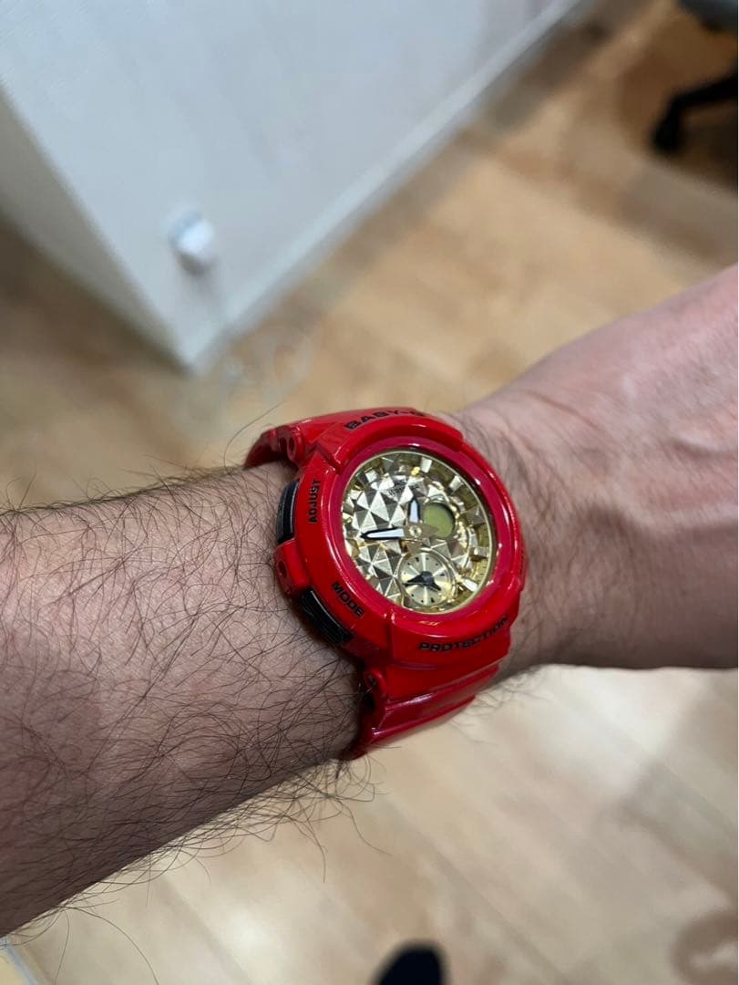 CASIO BABY-G デジタル腕時計 レッド