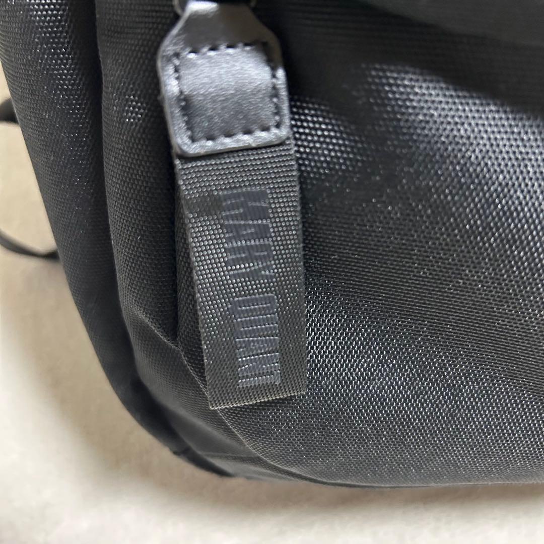 訳あり‼️美品‼️【MARY QUANT】リュック　2層式　黒　大容量　人気　軽量