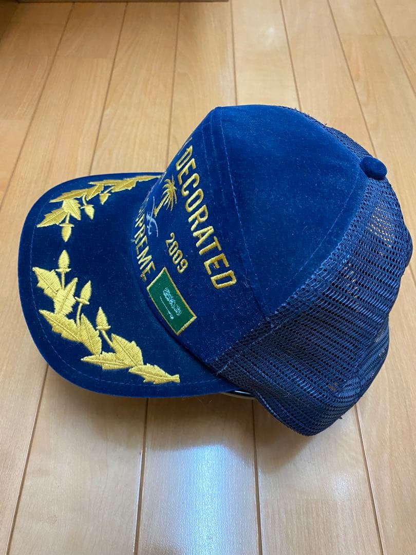 SUPREME Camp cap シュプリーム 6パネルキャップ ネイビー