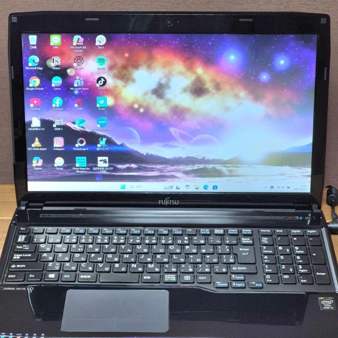 在宅ワークに！Windows11 薄型 ノートパソコン 初心者設定済 192