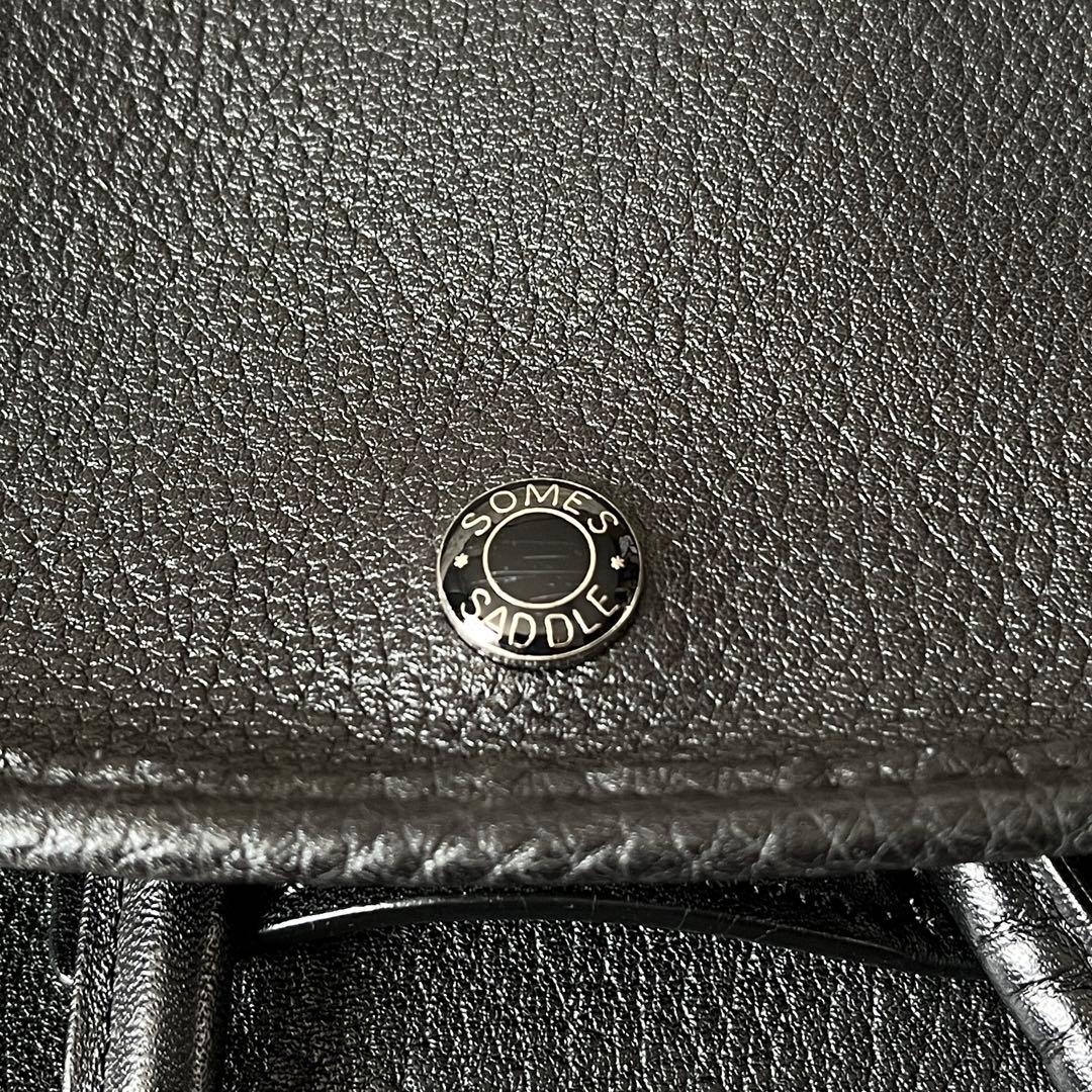 新品未使用✨SOMES SADDLE ソメスサドル　リュック　レザー　ブラック
