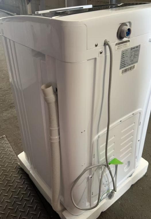 中古 全自動洗濯機 4.5kg 縦型洗濯機 乾燥機能 コンパクト 小型 ホワイト