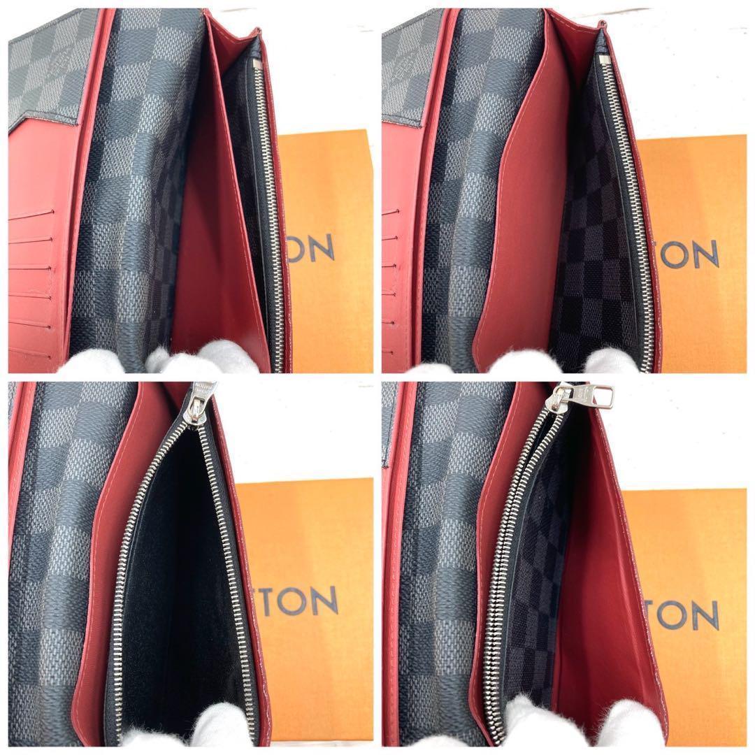 【新型レア】ルイヴィトン ポルトフォイユブラザNM ダミエ N63254 長財布