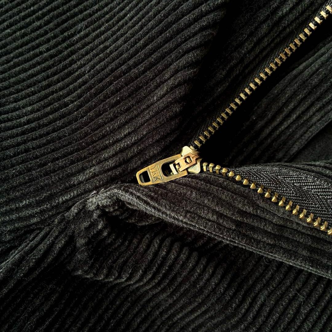 美品 90sポロ ラルフローレン Andrew 黒 太畝 コーデュロイW32