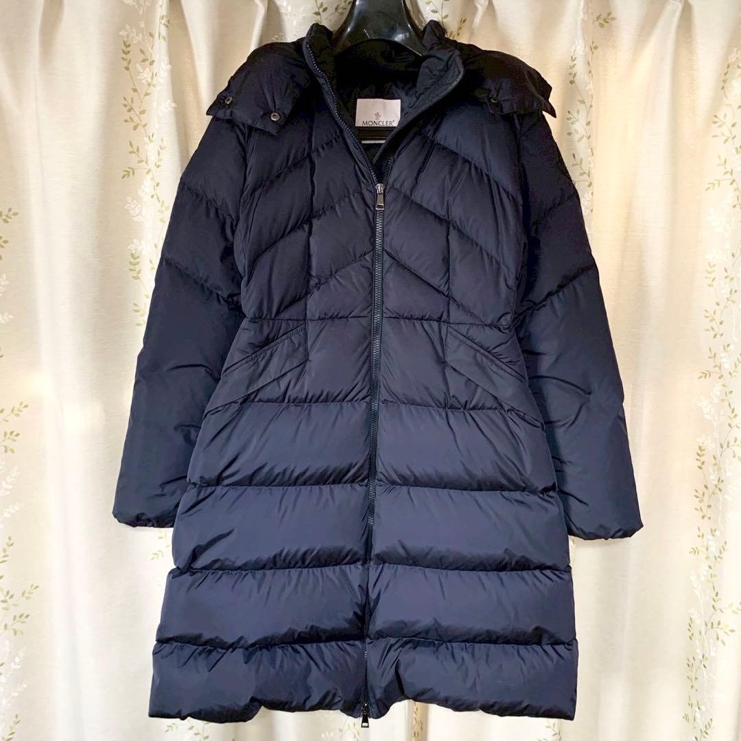 2way　MONCLER AGOT　モンクレール　ダウンコート　フード着脱可能