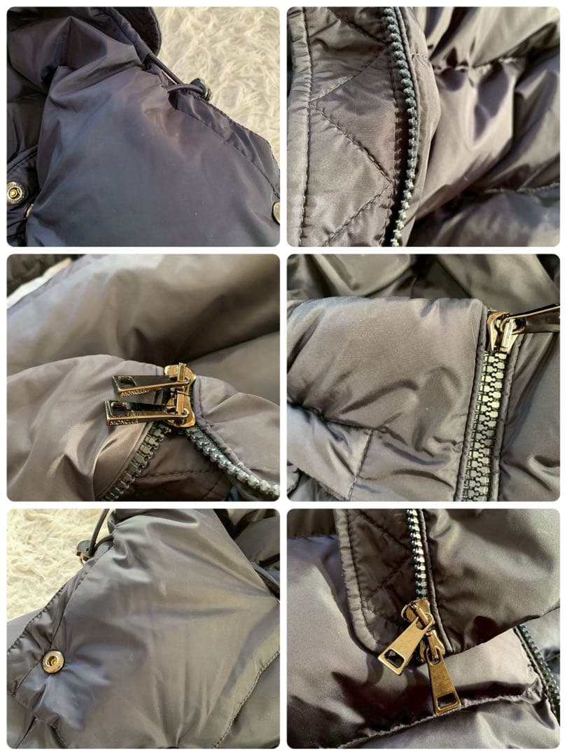 2way　MONCLER AGOT　モンクレール　ダウンコート　フード着脱可能