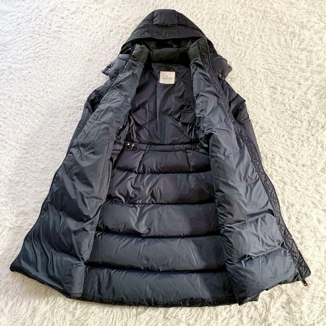 2way　MONCLER AGOT　モンクレール　ダウンコート　フード着脱可能