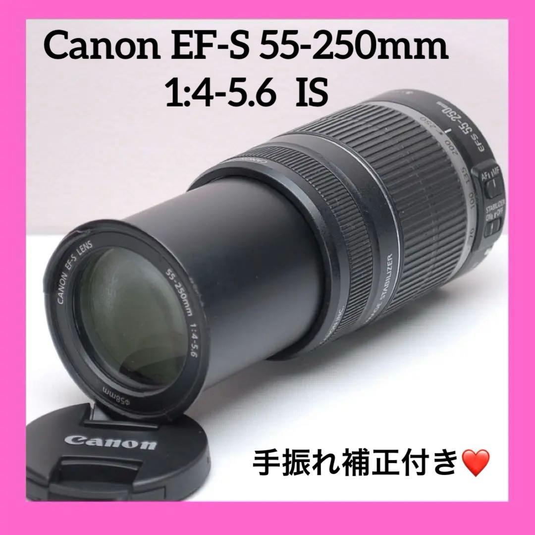望遠レンズデビュー❤️Canon EF-S 55-250mm IS❤️手振れ補正付き