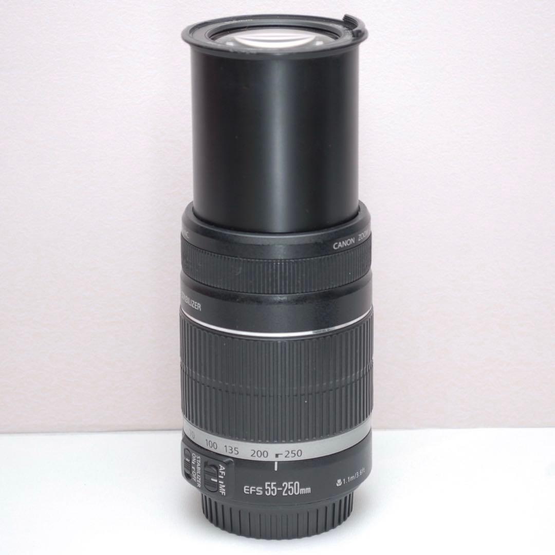 望遠レンズデビュー❤️Canon EF-S 55-250mm IS❤️手振れ補正付き