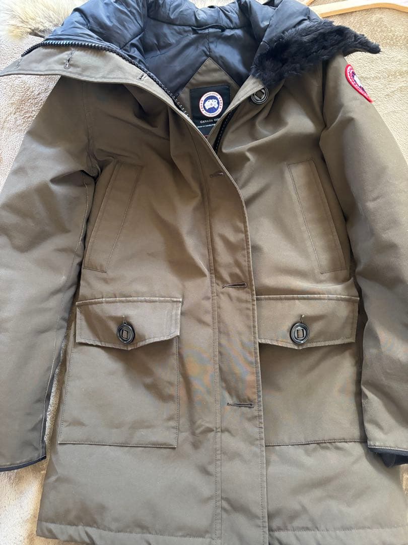   オリーブ ダウンジャケット S ブロンテ