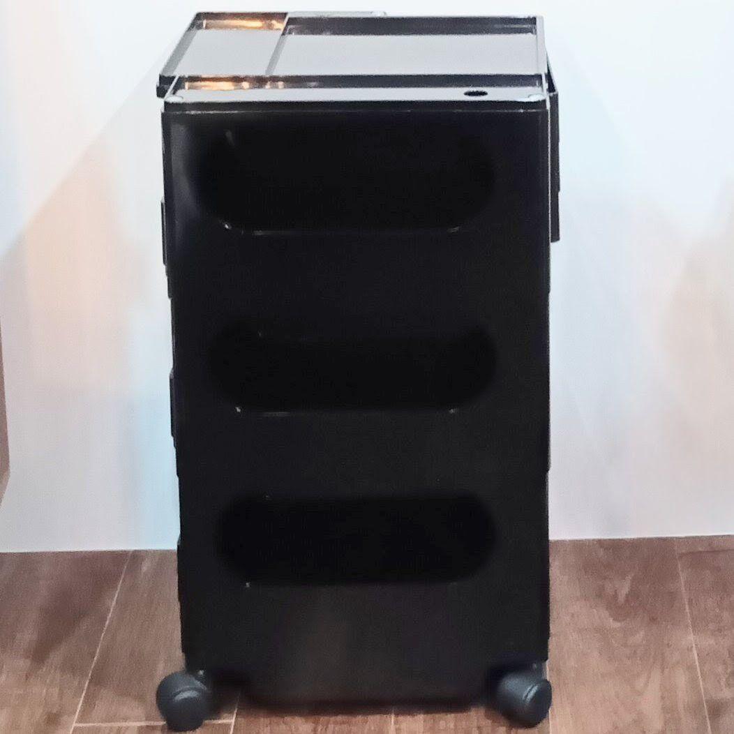 B-LINE ボビーワゴン 3段3トレイ ブラック