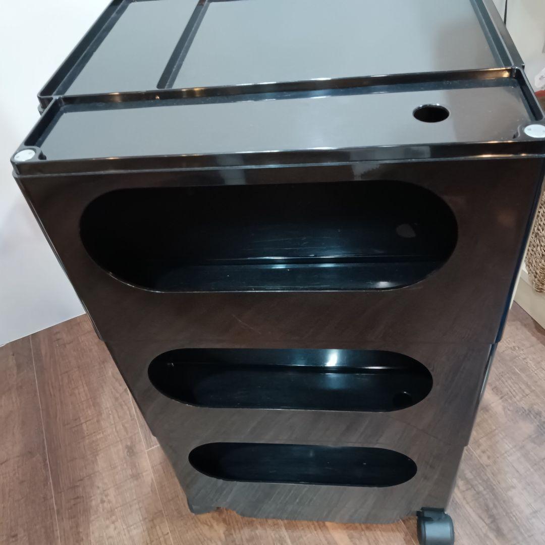 B-LINE ボビーワゴン 3段3トレイ ブラック