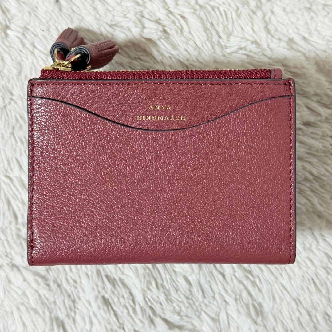 未使用✨アニヤハインドマーチ　ピーピングアイズ　スモールダブルジップ　ウォレット