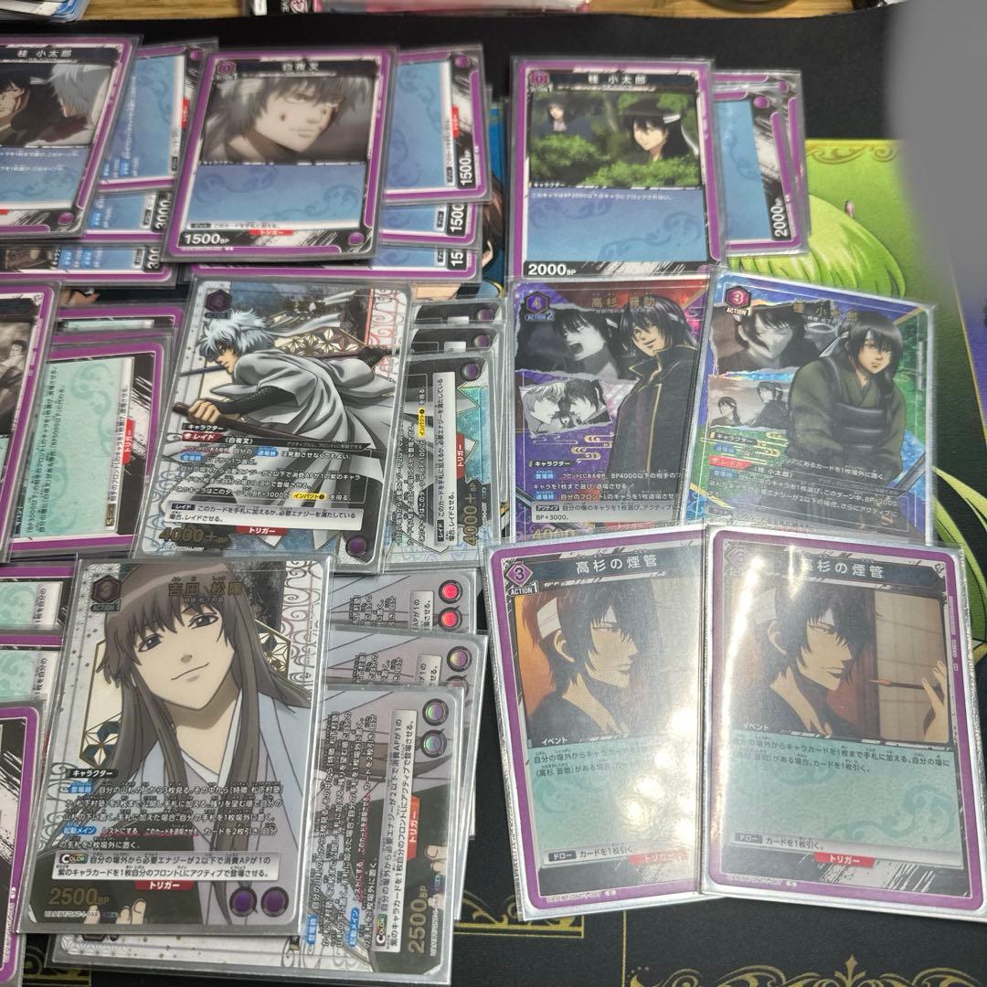 ユニオンアリーナ　ユニアリ　デッキ　銀魂　紫　白夜叉 フルパラ