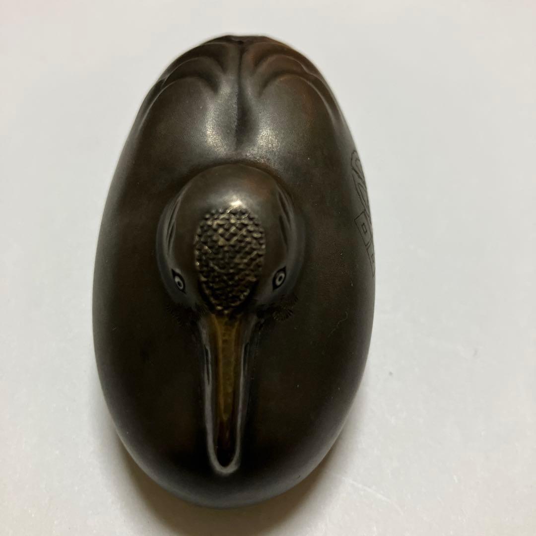 純銀 ボンボニエール　鶴