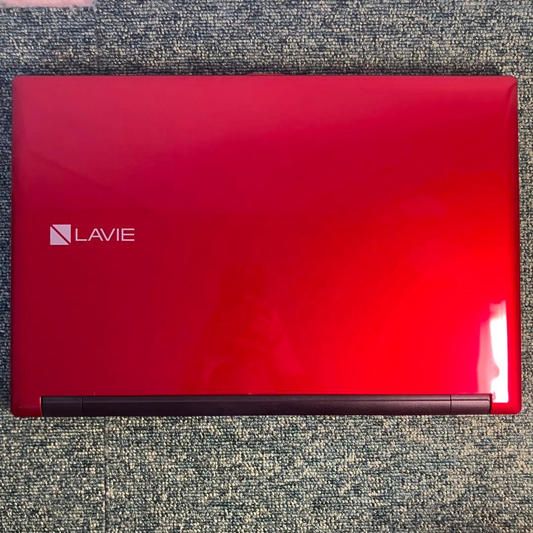 SSD512GB⭐WEBカメラ⭐メモリ8GB⭐レッド⭐NEC⭐ノートパソコン