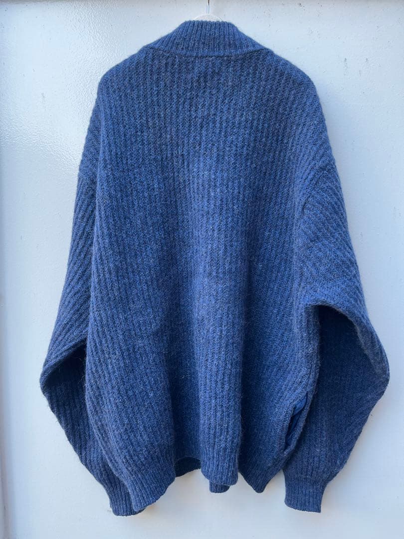 80s USA製 L.L.Bean ドライバーズニット ウール×アルパカ XL