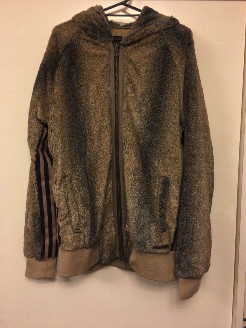 adidas originals　アディダス パーカー　ファー　ボア　！希少！