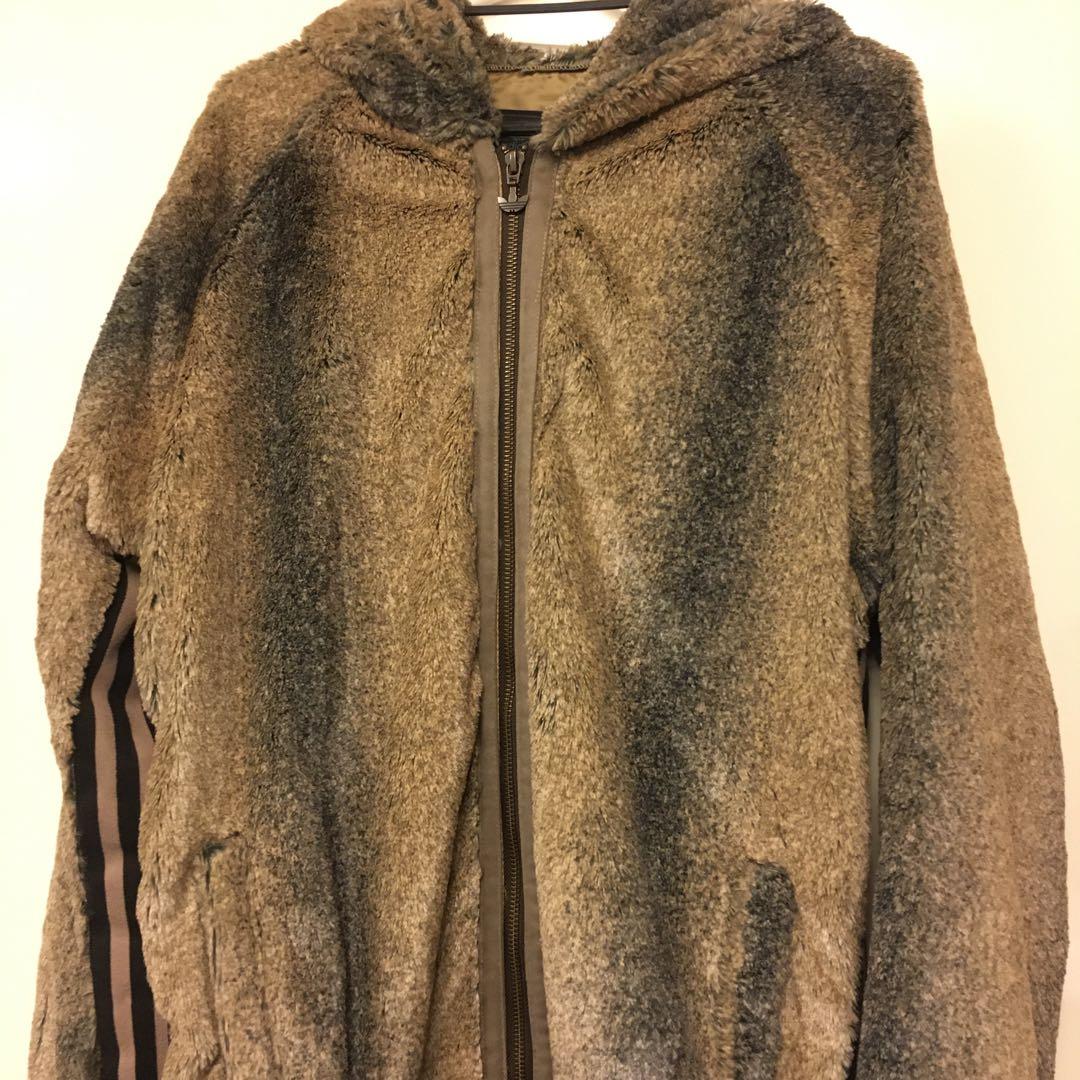 adidas originals　アディダス パーカー　ファー　ボア　！希少！