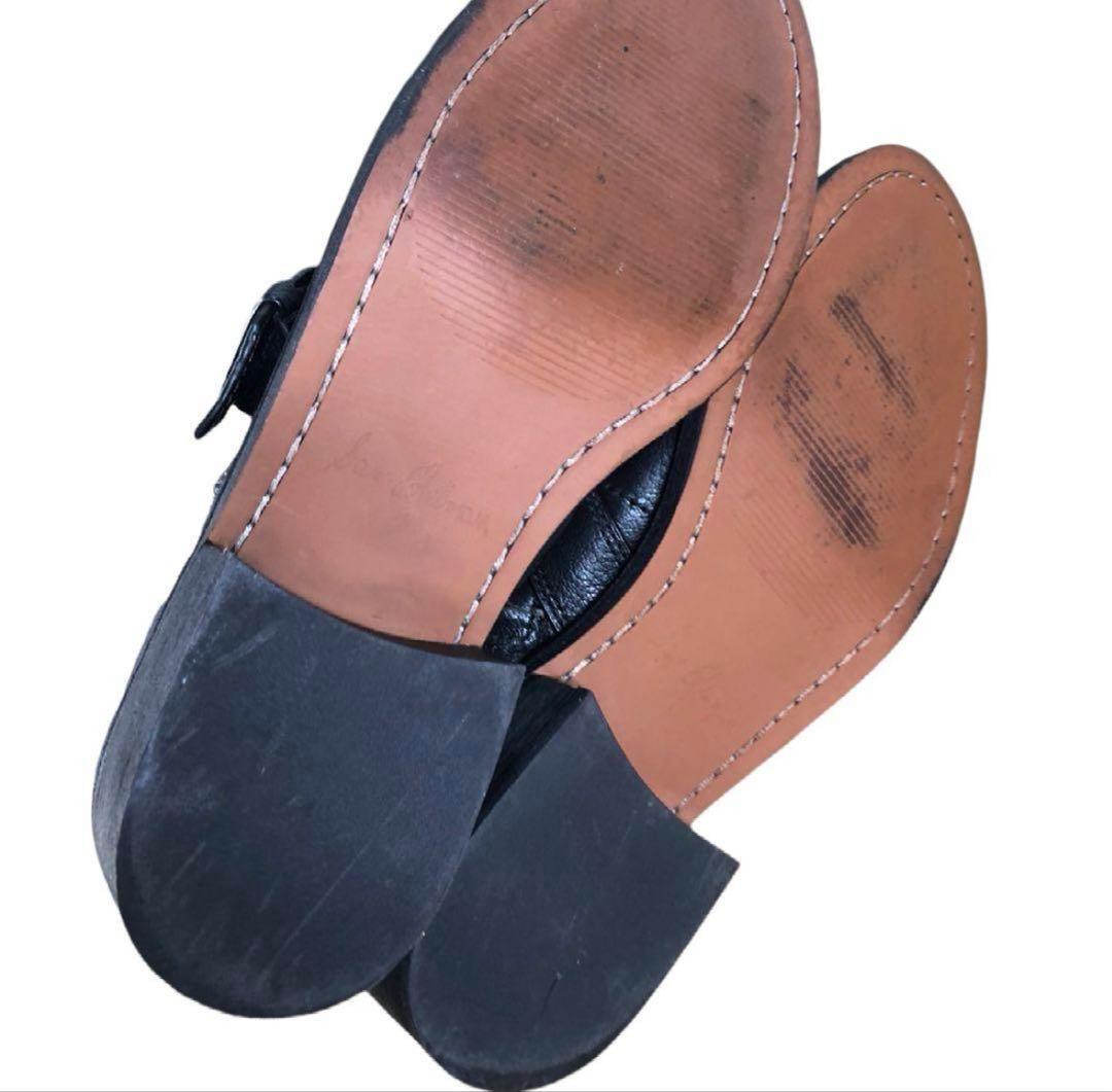 サムエデルマン　レザーブーツ スタッズ　レディース 24.0 ブラック黒