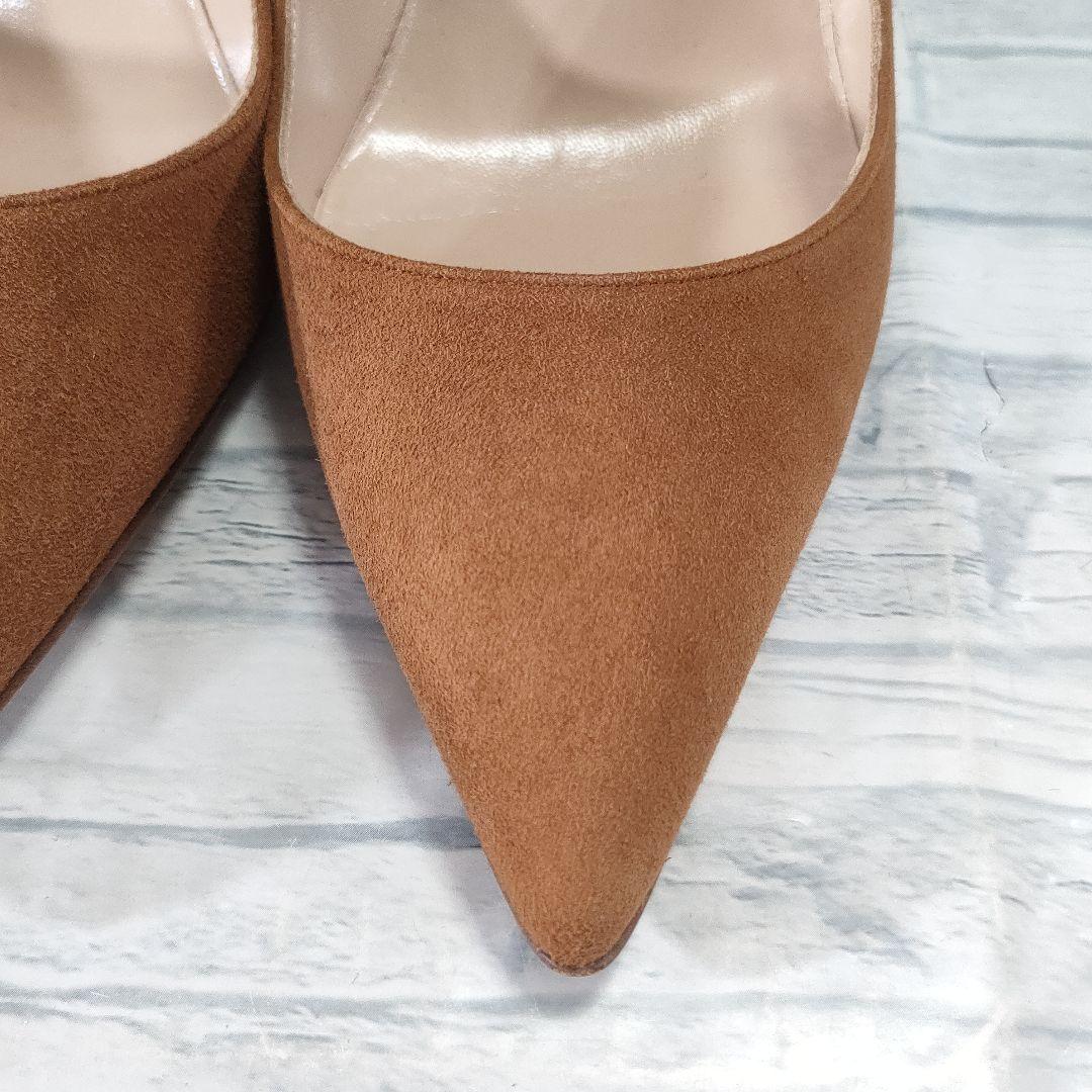 保存袋付き美品✨マノロブラニク　BB　スウェードパンプス　ブラウン　36