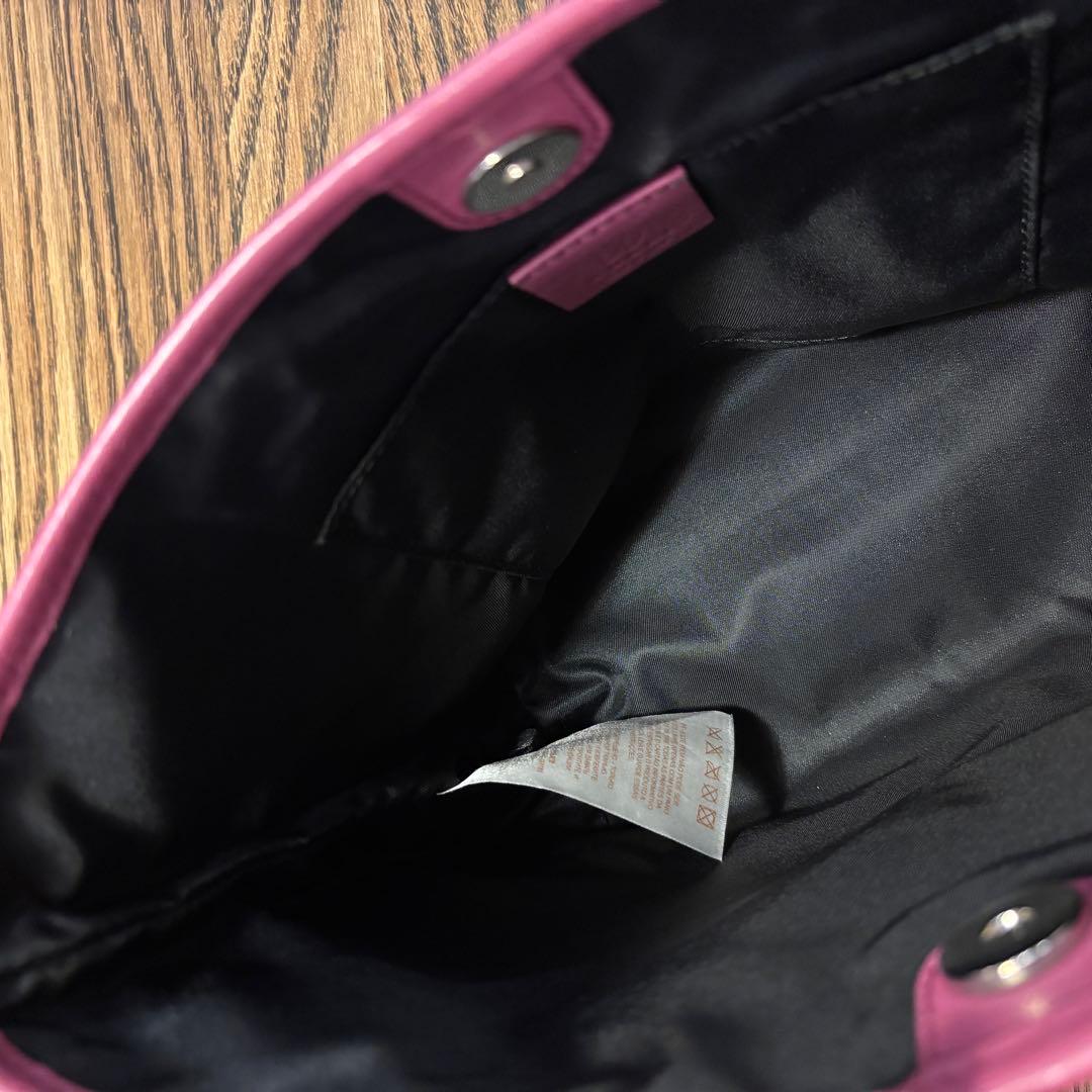 グッチ　ピンク　スモール　トートバッグ