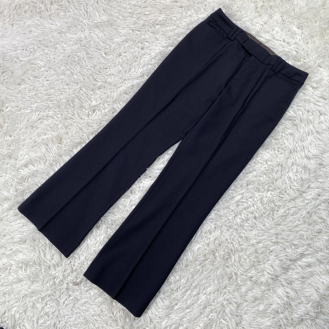 美品 エヌライン バイ ノゾミ 大きいサイズ パンツ スーツ ストレッチ