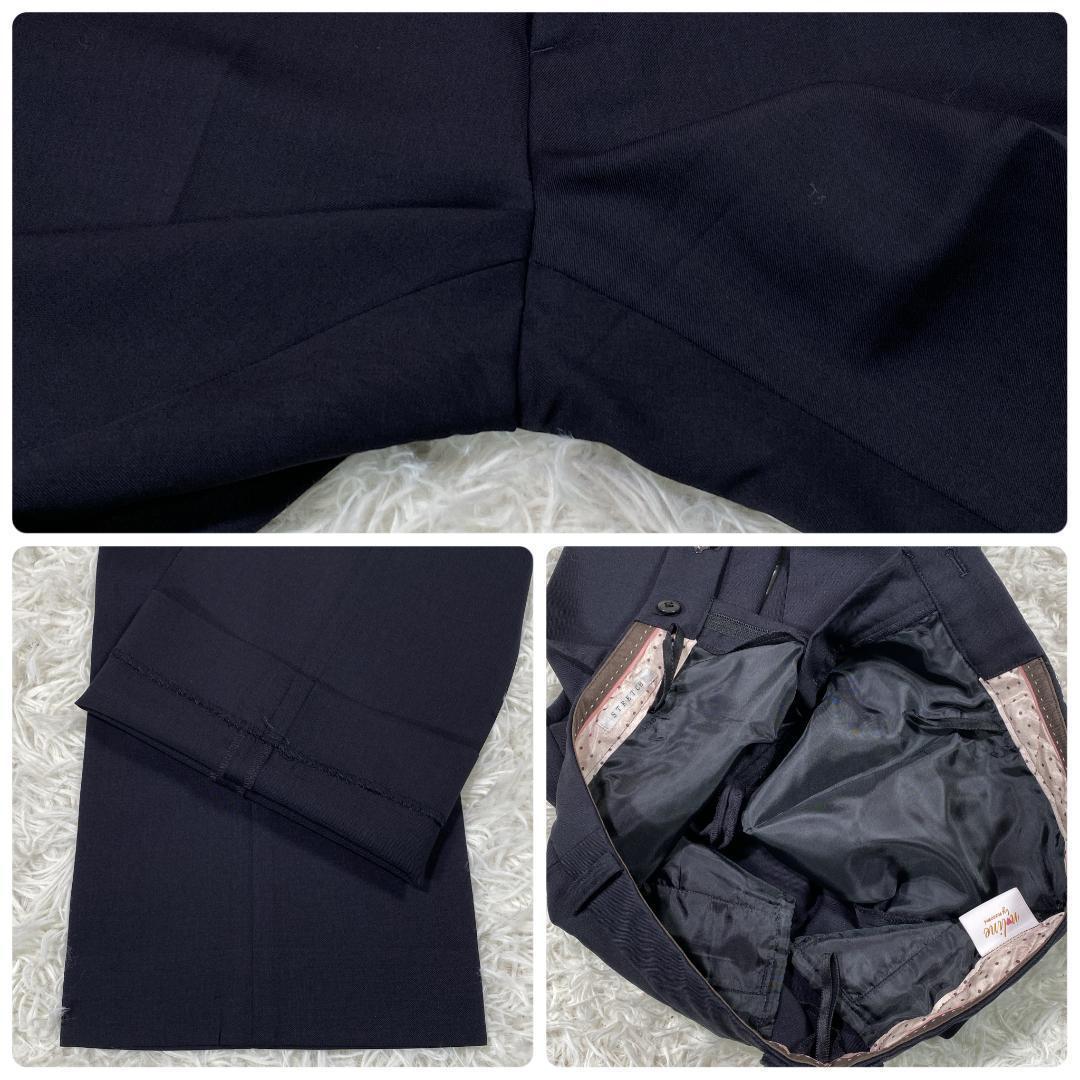 美品 エヌライン バイ ノゾミ 大きいサイズ パンツ スーツ ストレッチ