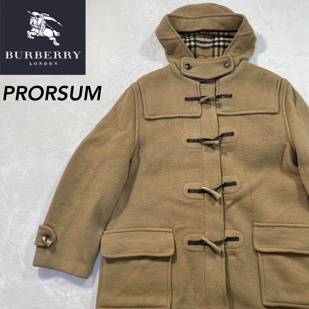 Burberrys' プローサム　ダッフルコート　ノバチェック　ベージュ　英国製