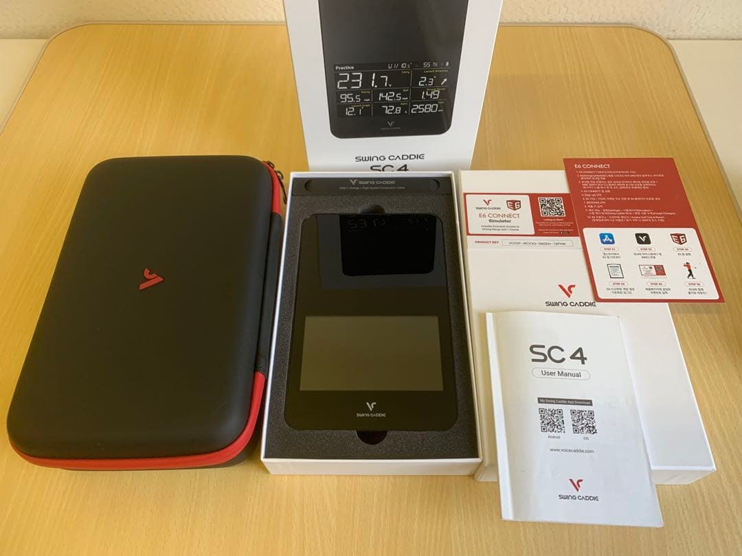 スイングキャディSC4 swing caddie 弾道測定器 収納ケース付き