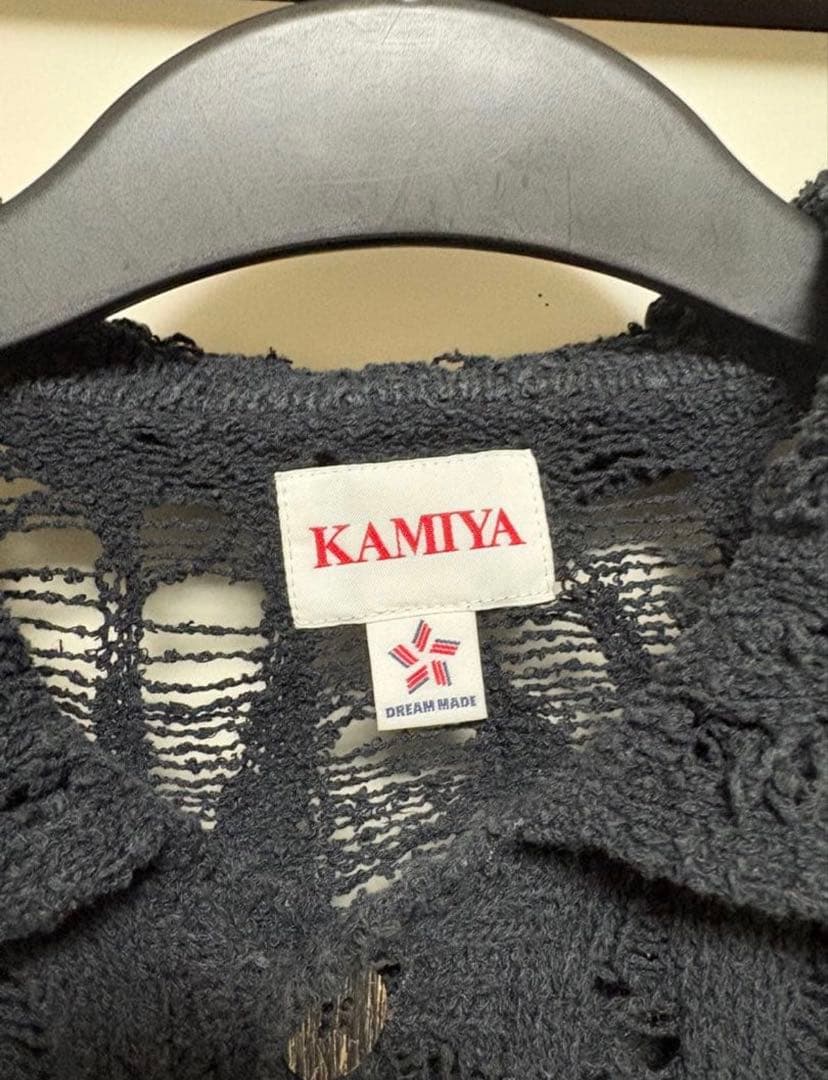 お*ず様 KAMIYA Distressed Knit Cardigan