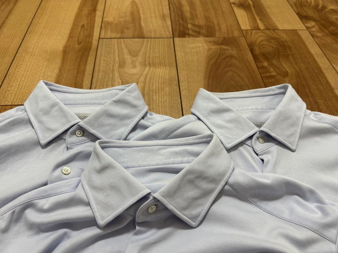 ARCODO 長袖シャツ×3(サックスブルー)