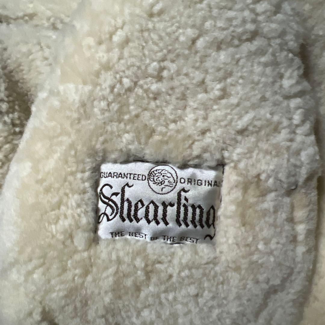 Vintage イタリア製 リアルムートン コート 茶色 本革 ヴィンテージ