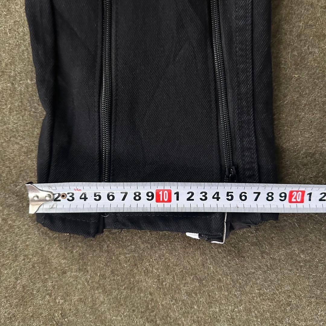 ⭐︎人気⭐︎リメイク　デニム　古着　韓国　4ジッパーデニム　アディダス　RMD016