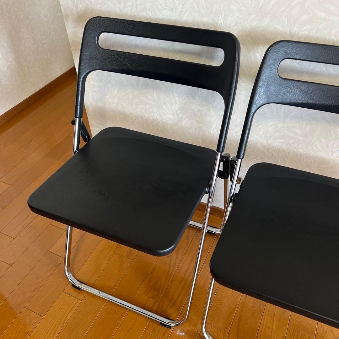 MILO AICHI ミロ チェア 折りたたみ 椅子 スタッキングチェア 3脚