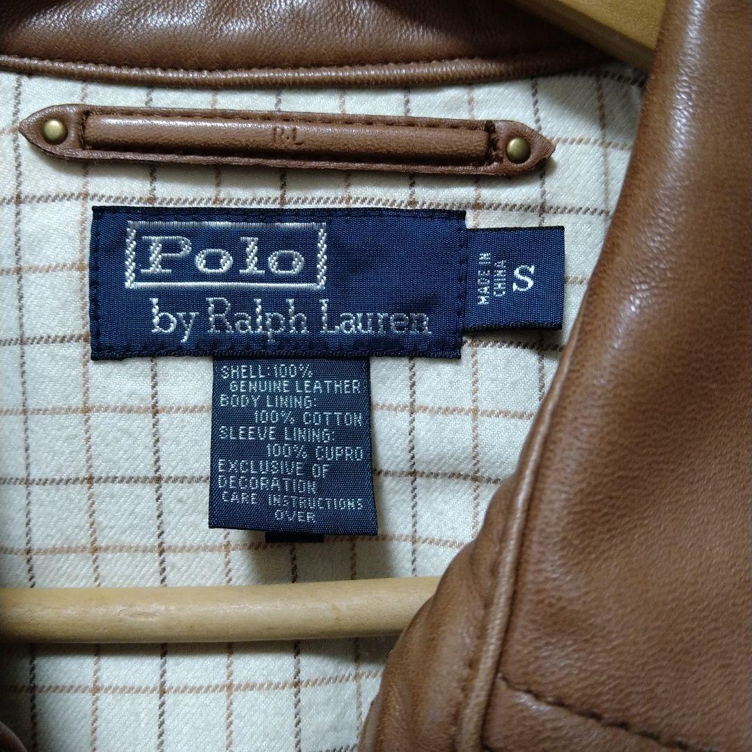 ラルフローレン　ラムレザージャケット