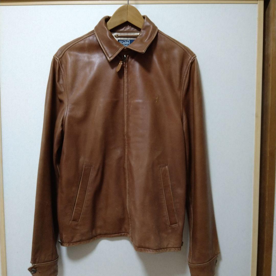 ラルフローレン　ラムレザージャケット