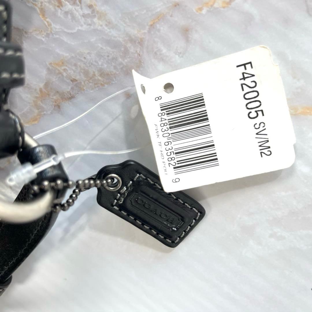 【希少・未使用】COACH アクセサリーポーチ パッチワークアニマル柄 ブラック