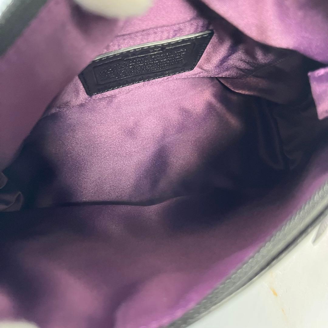 【希少・未使用】COACH アクセサリーポーチ パッチワークアニマル柄 ブラック