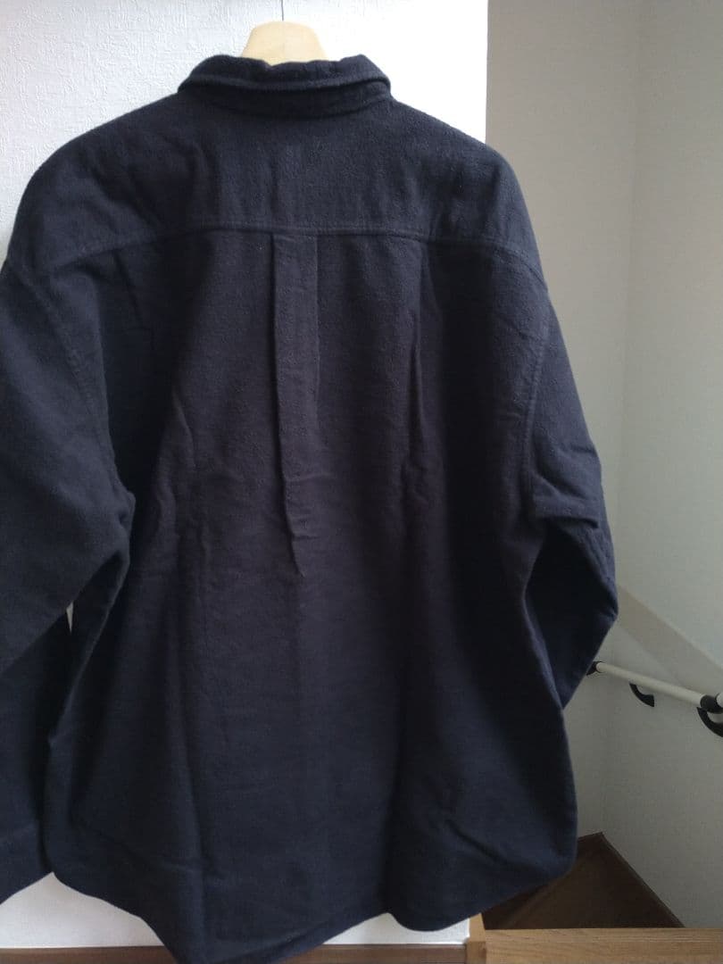 90年代 jcrew 巨人タグ　ブラック　黒　シャモアシャツ　ビンテージ