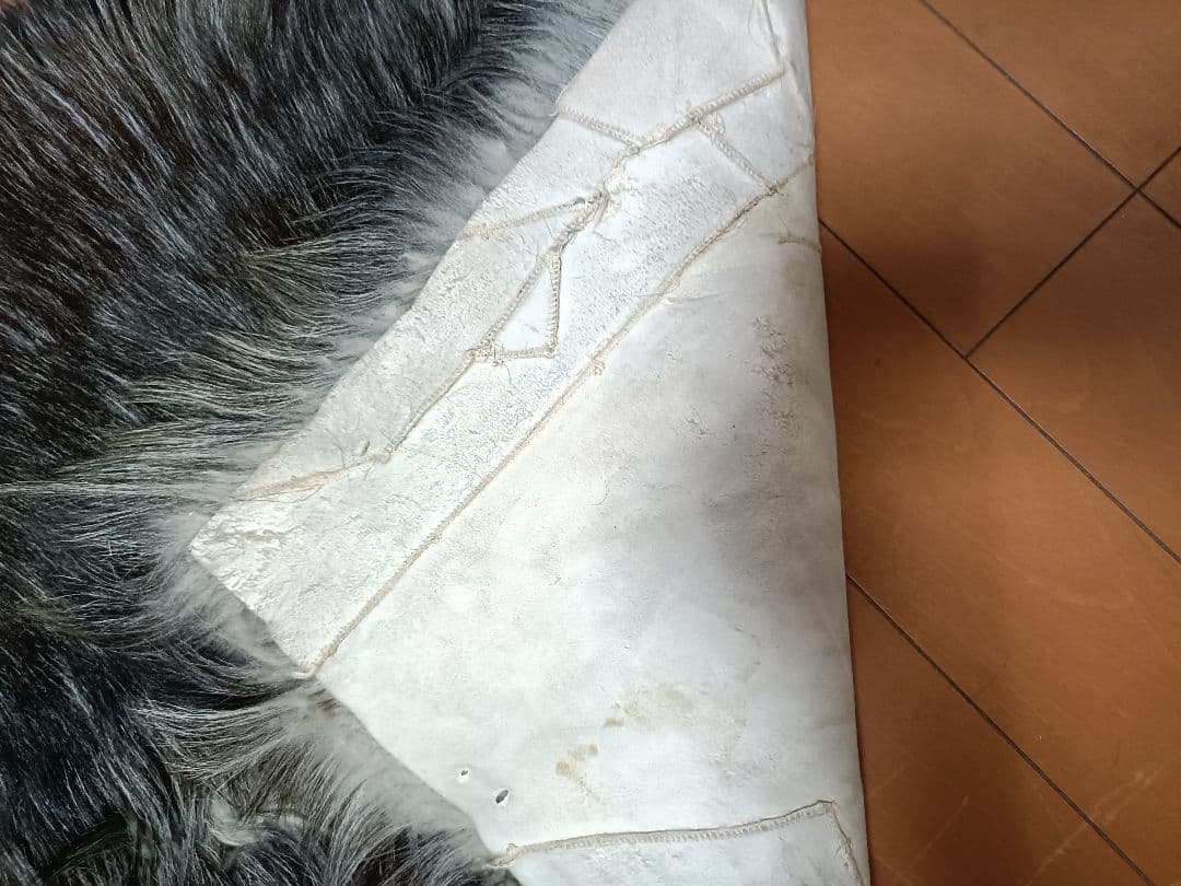 天然毛皮ラグ 5枚セット カウ ゴートスキン ムートン インテリア 北欧風